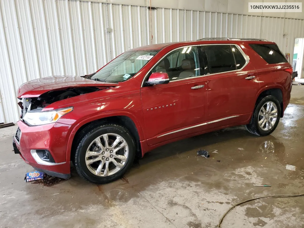 2018 Chevrolet Traverse High Country VIN: 1GNEVKKW3JJ235516 Lot: 77412114