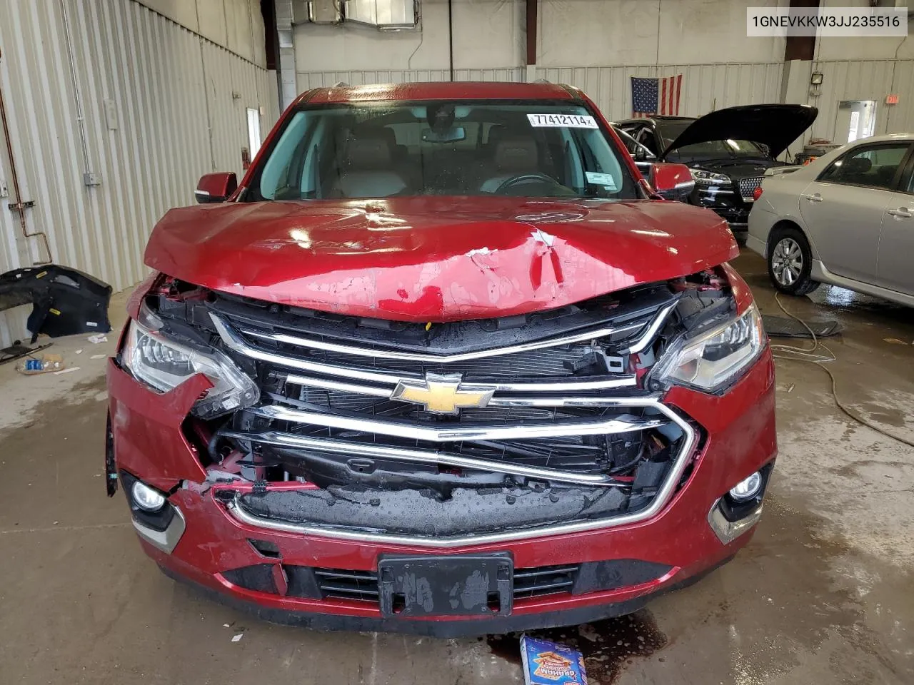 2018 Chevrolet Traverse High Country VIN: 1GNEVKKW3JJ235516 Lot: 77412114