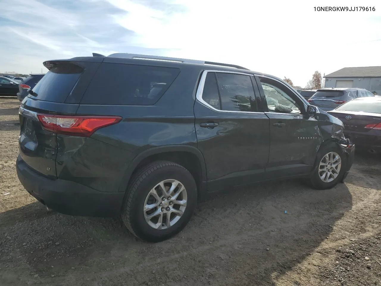 1GNERGKW9JJ179616 2018 Chevrolet Traverse Lt