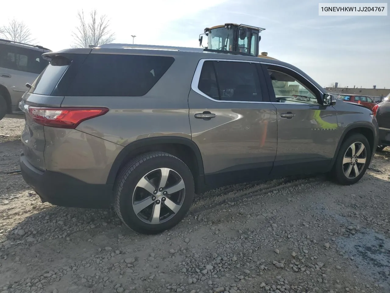 2018 Chevrolet Traverse Lt VIN: 1GNEVHKW1JJ204767 Lot: 77686474