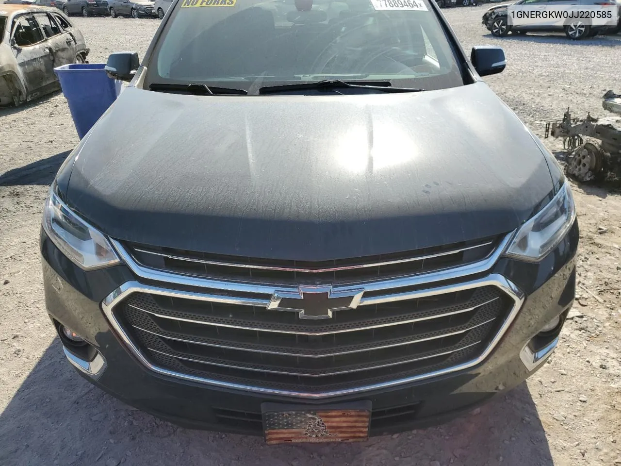 1GNERGKW0JJ220585 2018 Chevrolet Traverse Lt