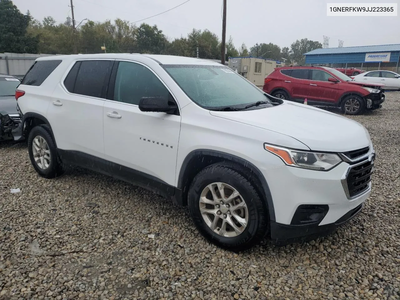 2018 Chevrolet Traverse Ls VIN: 1GNERFKW9JJ223365 Lot: 78057464