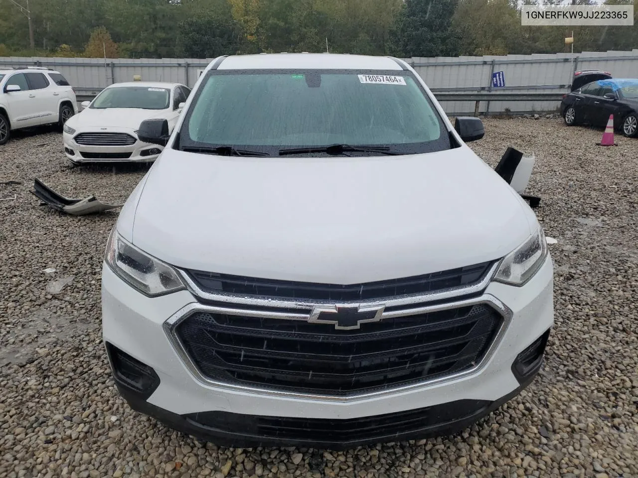 2018 Chevrolet Traverse Ls VIN: 1GNERFKW9JJ223365 Lot: 78057464