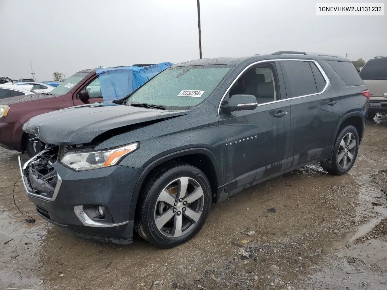 2018 Chevrolet Traverse Lt VIN: 1GNEVHKW2JJ131232 Lot: 78232294