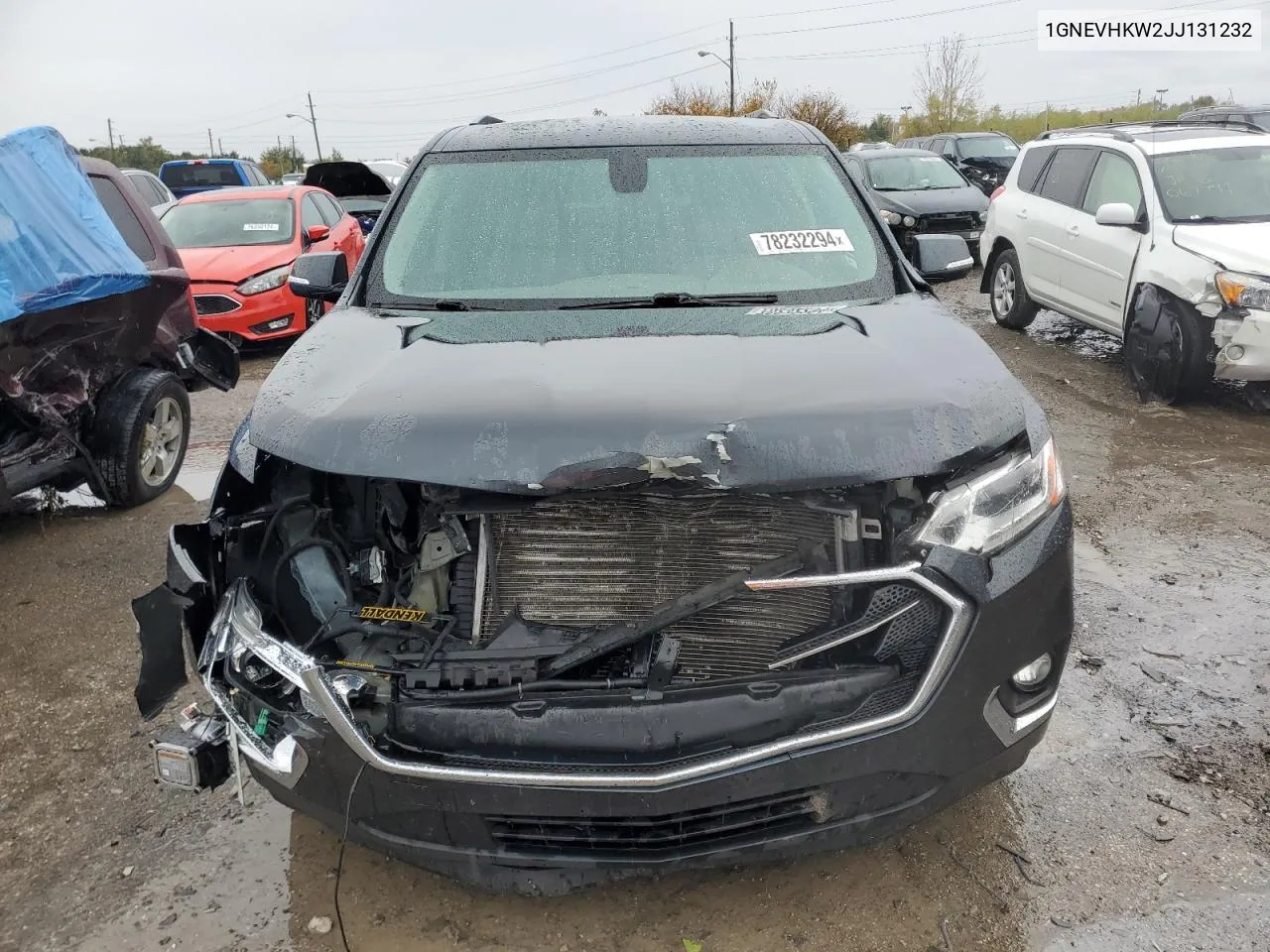 2018 Chevrolet Traverse Lt VIN: 1GNEVHKW2JJ131232 Lot: 78232294