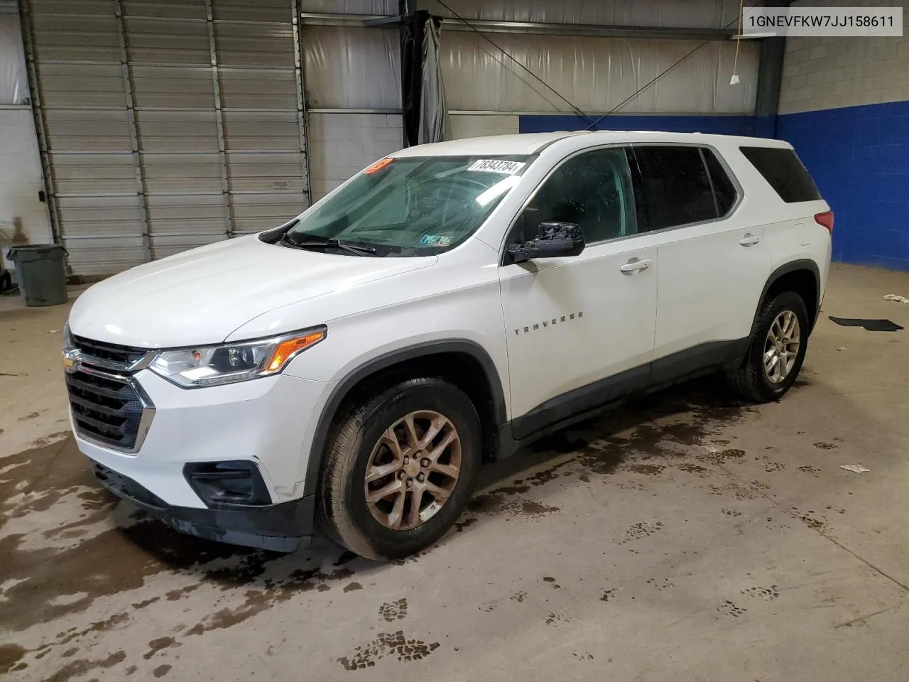 2018 Chevrolet Traverse Ls VIN: 1GNEVFKW7JJ158611 Lot: 78343784