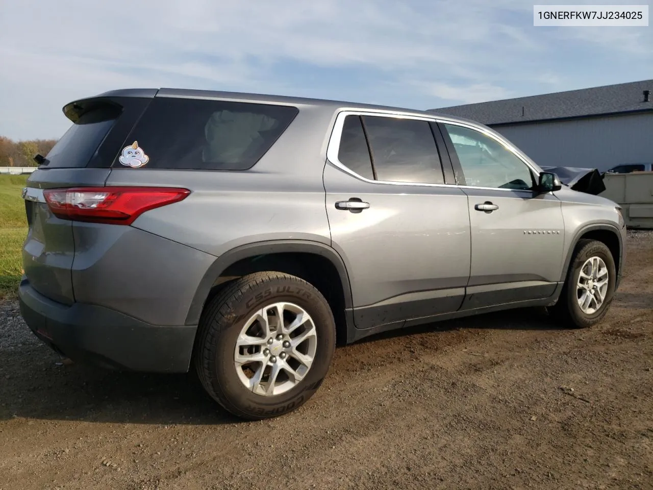 2018 Chevrolet Traverse Ls VIN: 1GNERFKW7JJ234025 Lot: 78495534