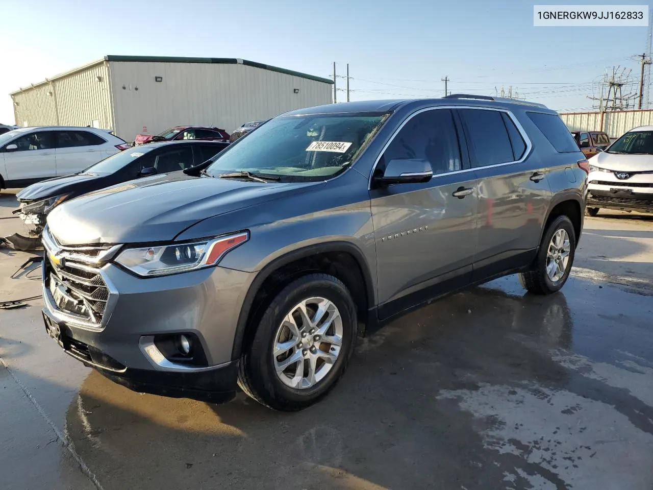 2018 Chevrolet Traverse Lt VIN: 1GNERGKW9JJ162833 Lot: 78510094