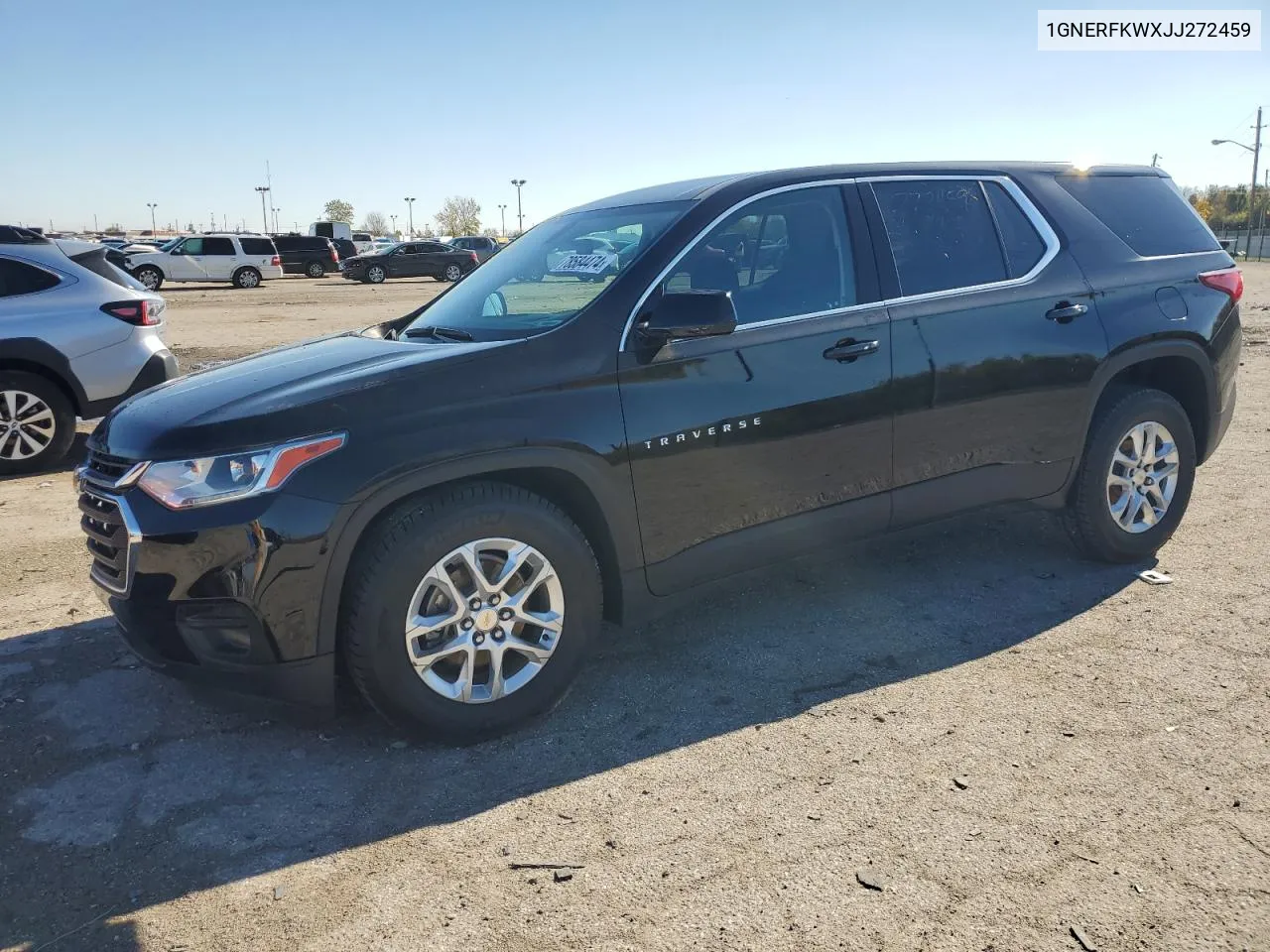 2018 Chevrolet Traverse Ls VIN: 1GNERFKWXJJ272459 Lot: 78584474