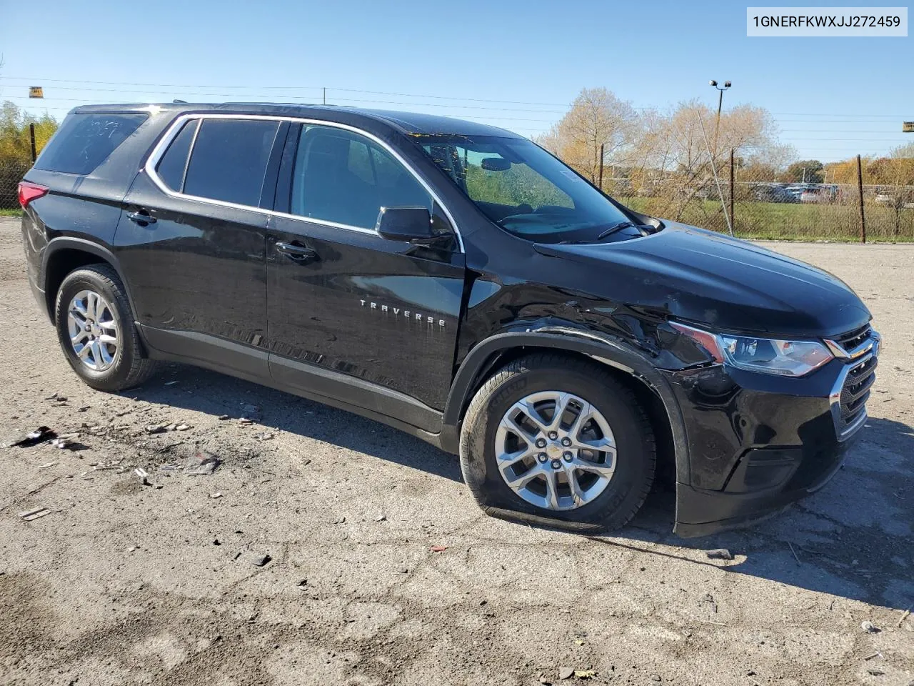 2018 Chevrolet Traverse Ls VIN: 1GNERFKWXJJ272459 Lot: 78584474