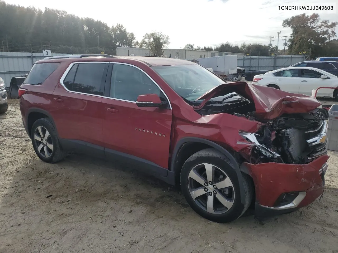 2018 Chevrolet Traverse Lt VIN: 1GNERHKW2JJ249608 Lot: 78887554