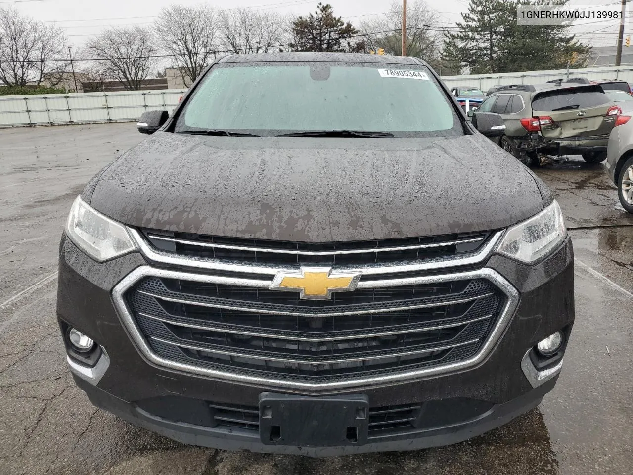 2018 Chevrolet Traverse Lt VIN: 1GNERHKW0JJ139981 Lot: 78905344