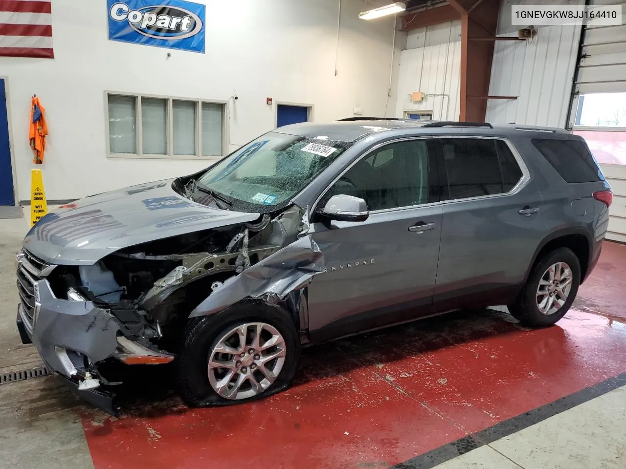 1GNEVGKW8JJ164410 2018 Chevrolet Traverse Lt