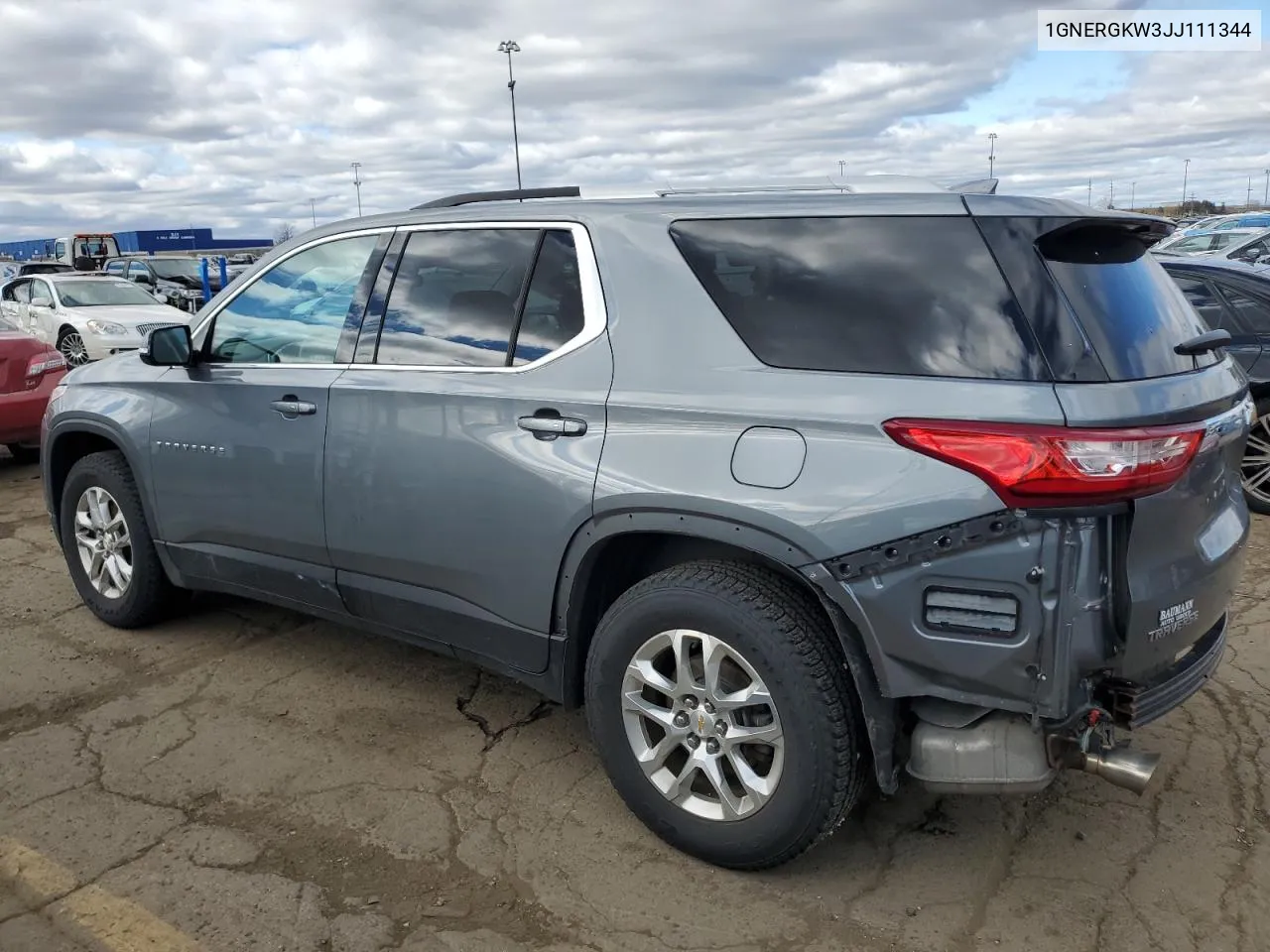 1GNERGKW3JJ111344 2018 Chevrolet Traverse Lt