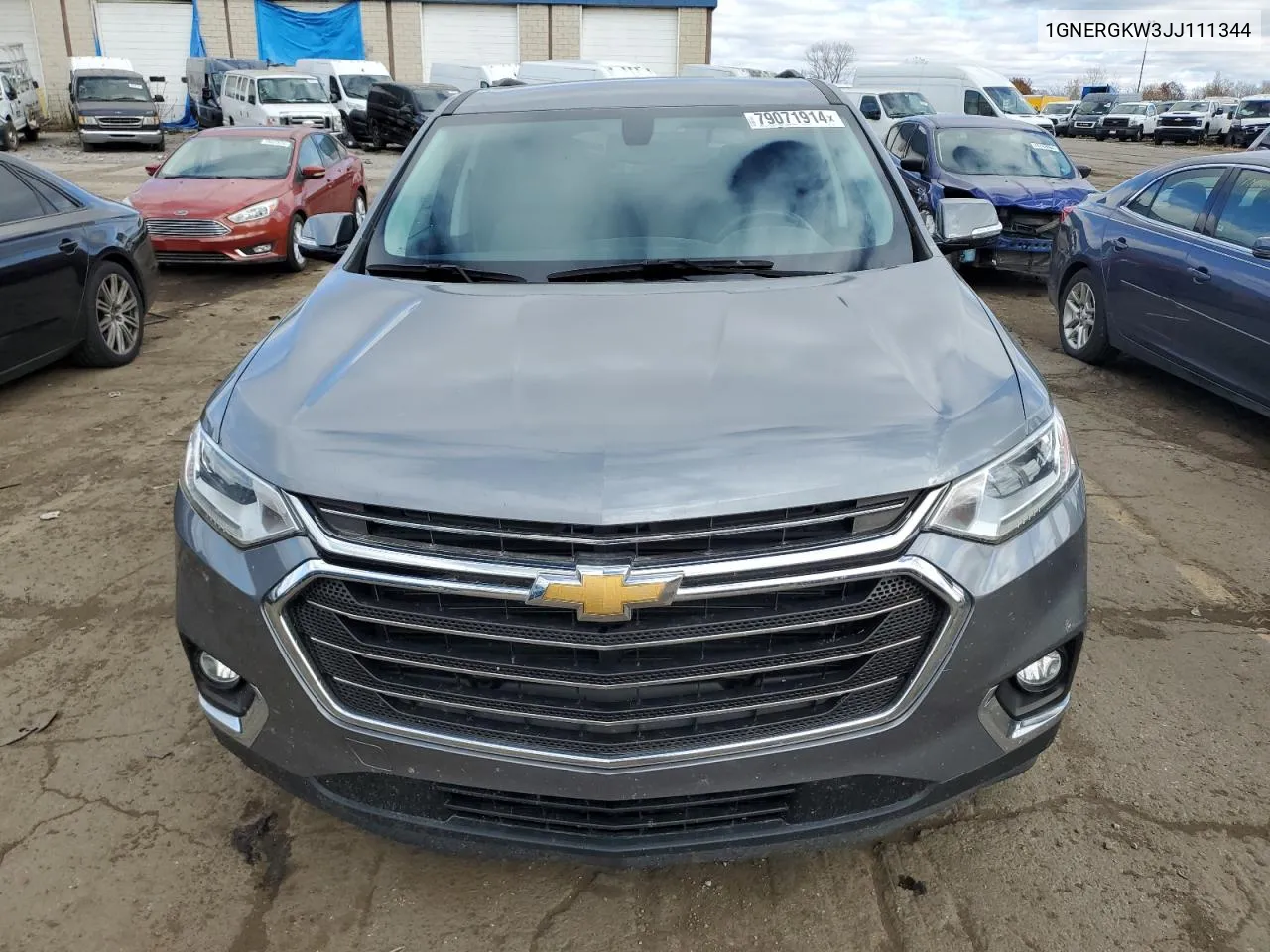 1GNERGKW3JJ111344 2018 Chevrolet Traverse Lt