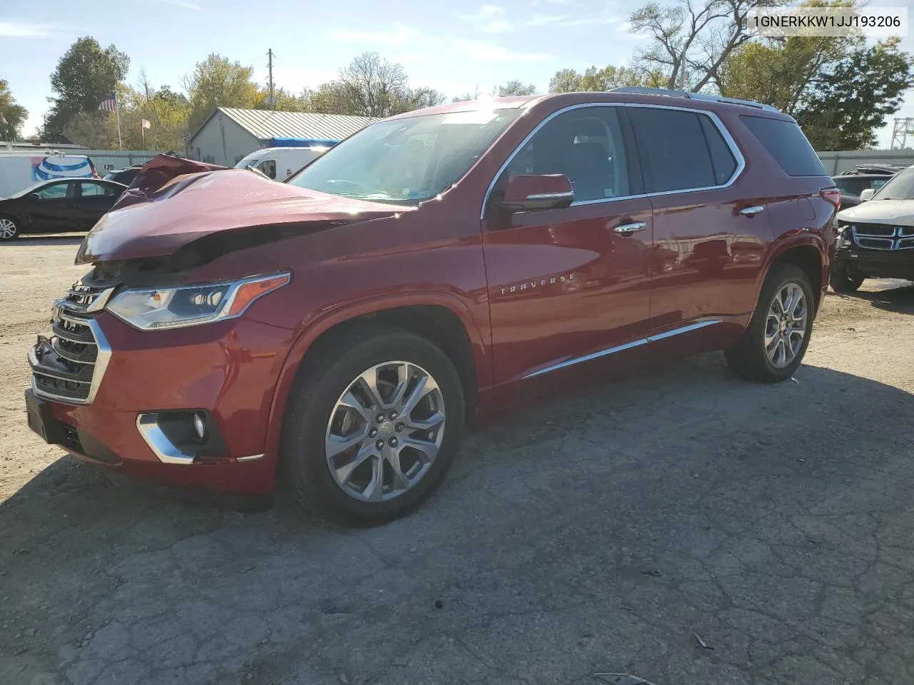 2018 Chevrolet Traverse Premier VIN: 1GNERKKW1JJ193206 Lot: 79139834