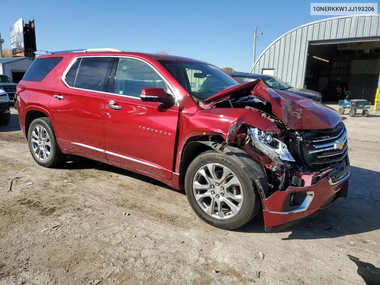 2018 Chevrolet Traverse Premier VIN: 1GNERKKW1JJ193206 Lot: 79139834