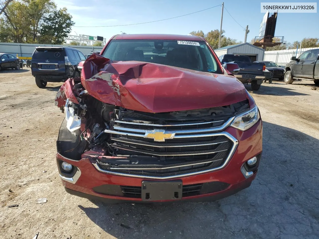 2018 Chevrolet Traverse Premier VIN: 1GNERKKW1JJ193206 Lot: 79139834