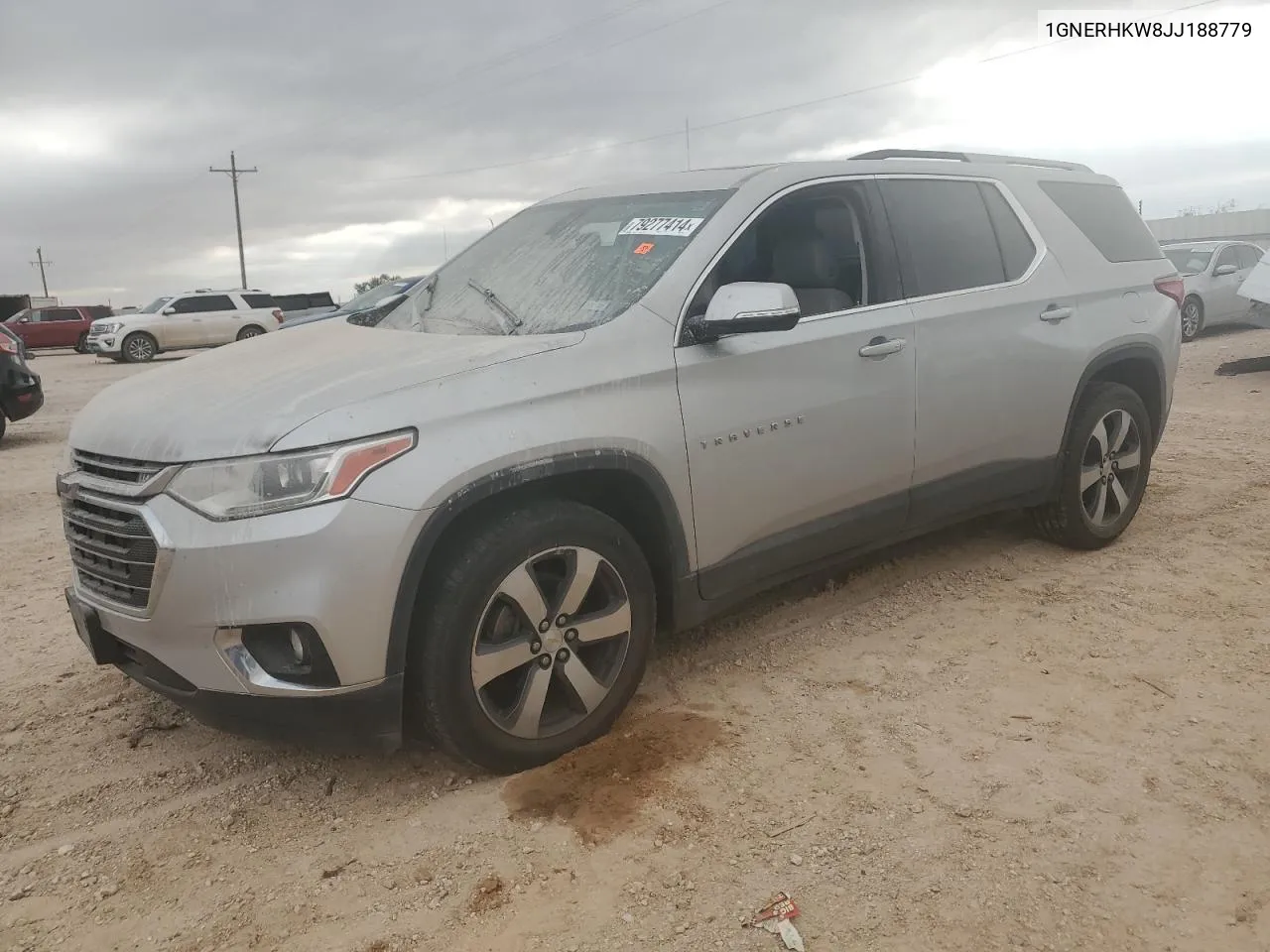 2018 Chevrolet Traverse Lt VIN: 1GNERHKW8JJ188779 Lot: 79277414