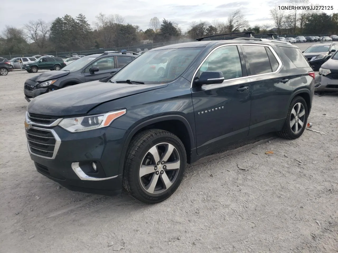 2018 Chevrolet Traverse Lt VIN: 1GNERHKW9JJ272125 Lot: 79348344