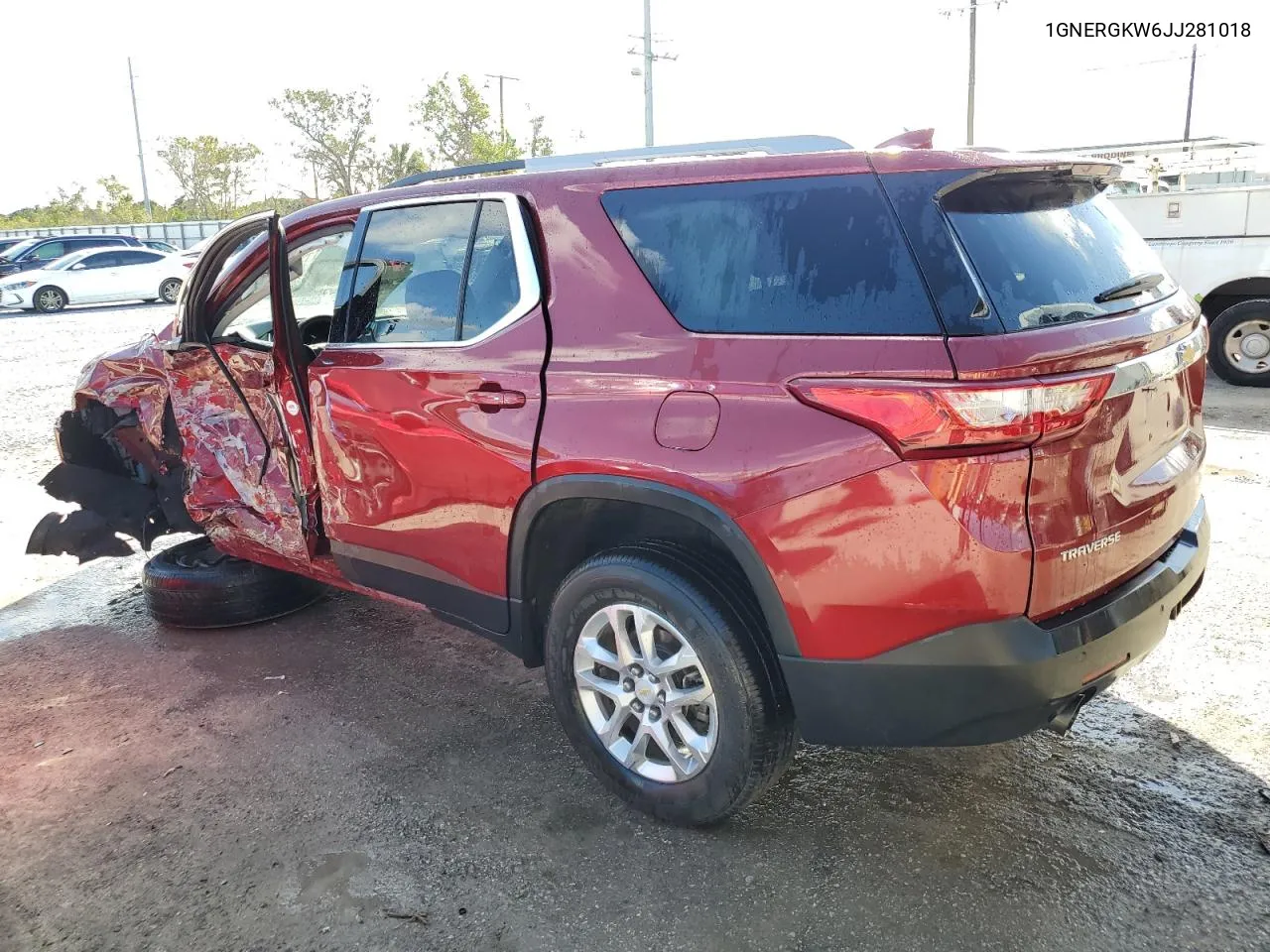 2018 Chevrolet Traverse Lt VIN: 1GNERGKW6JJ281018 Lot: 79460424