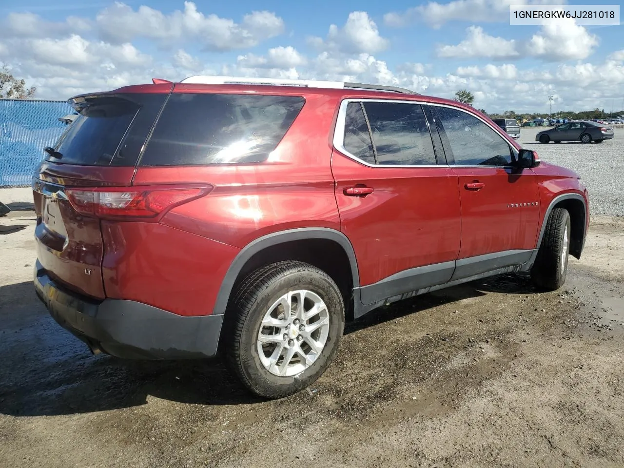 2018 Chevrolet Traverse Lt VIN: 1GNERGKW6JJ281018 Lot: 79460424