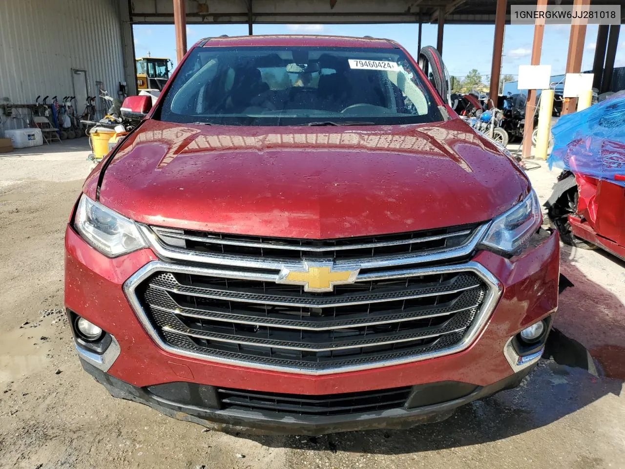 2018 Chevrolet Traverse Lt VIN: 1GNERGKW6JJ281018 Lot: 79460424