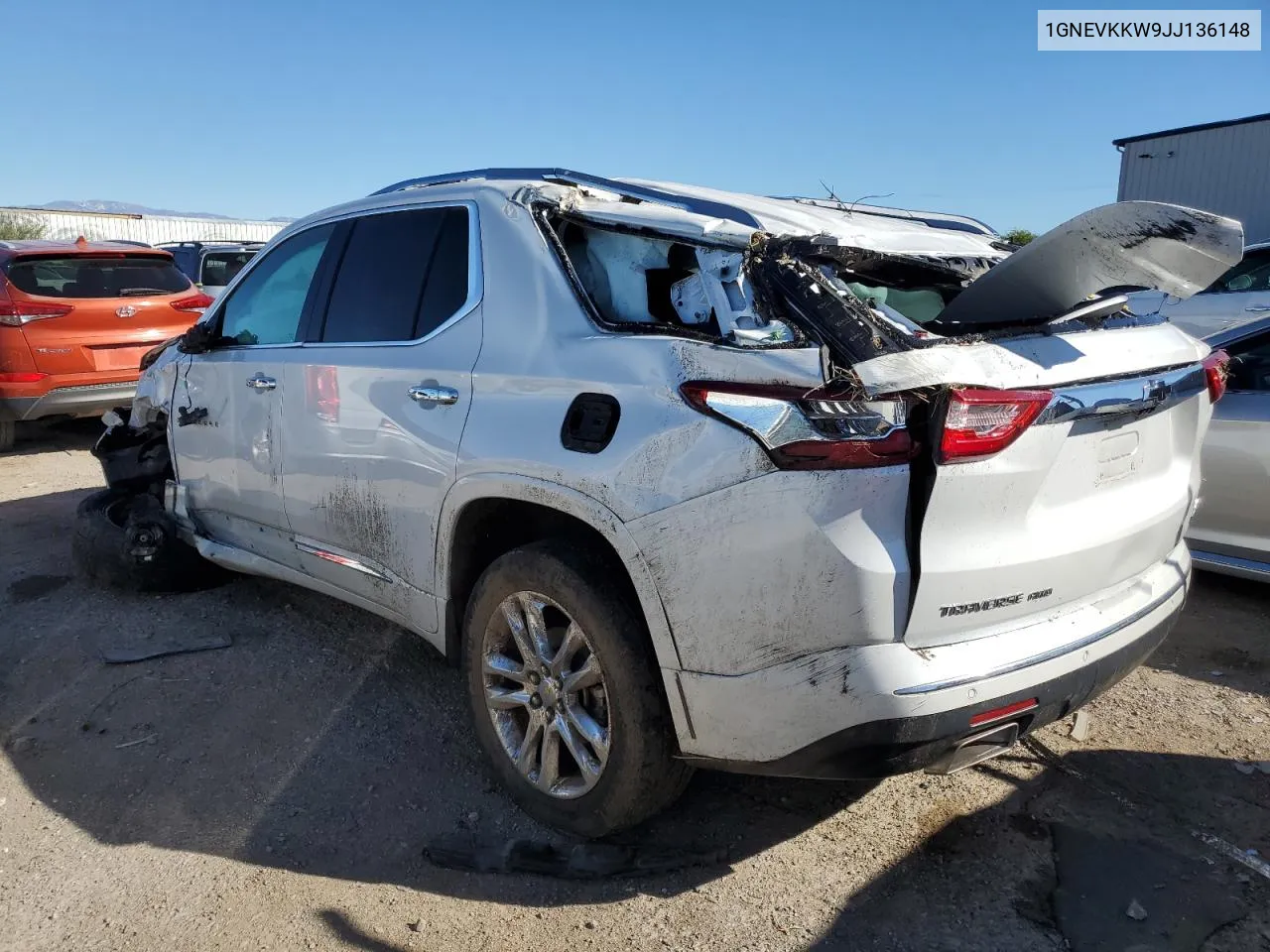 2018 Chevrolet Traverse High Country VIN: 1GNEVKKW9JJ136148 Lot: 79468374