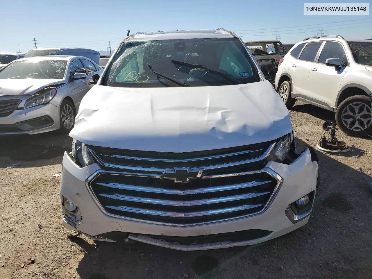 2018 Chevrolet Traverse High Country VIN: 1GNEVKKW9JJ136148 Lot: 79468374