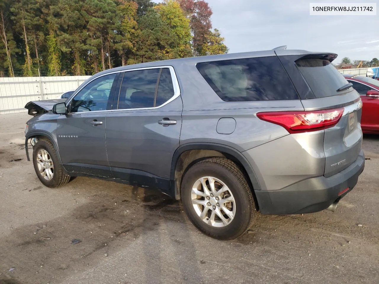 2018 Chevrolet Traverse Ls VIN: 1GNERFKW8JJ211742 Lot: 79618154