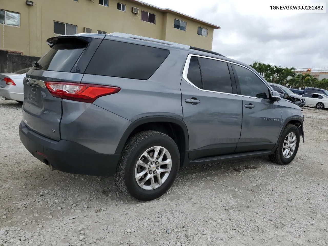 2018 Chevrolet Traverse Lt VIN: 1GNEVGKW9JJ282482 Lot: 79633354