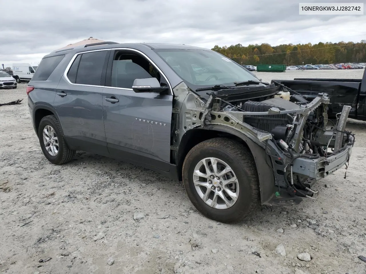 2018 Chevrolet Traverse Lt VIN: 1GNERGKW3JJ282742 Lot: 79926174