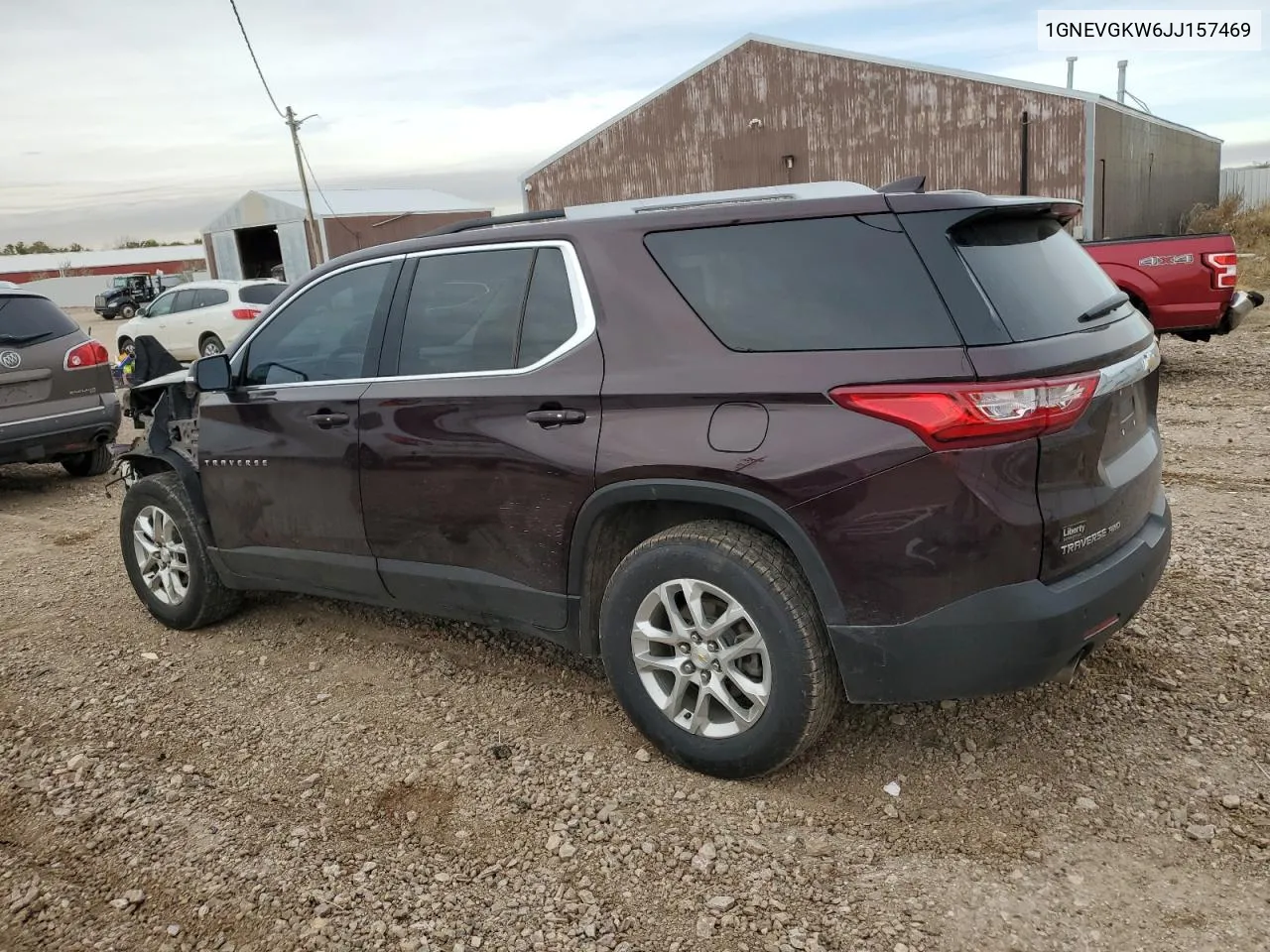 2018 Chevrolet Traverse Lt VIN: 1GNEVGKW6JJ157469 Lot: 79964144