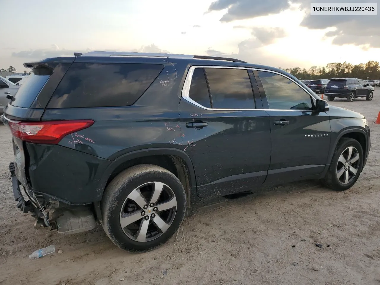 2018 Chevrolet Traverse Lt VIN: 1GNERHKW8JJ220436 Lot: 80069894