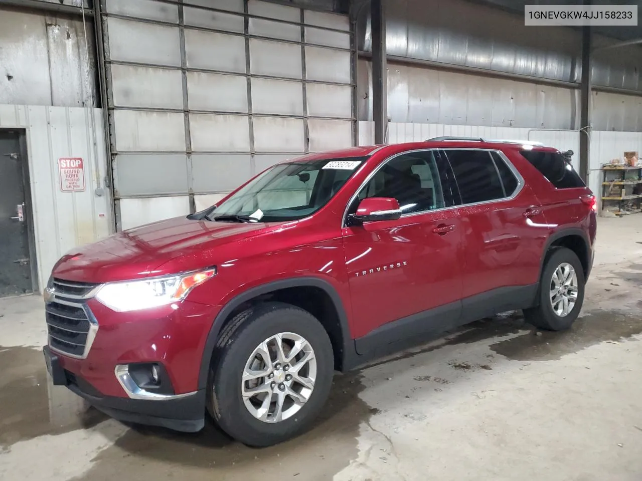 2018 Chevrolet Traverse Lt VIN: 1GNEVGKW4JJ158233 Lot: 80285214