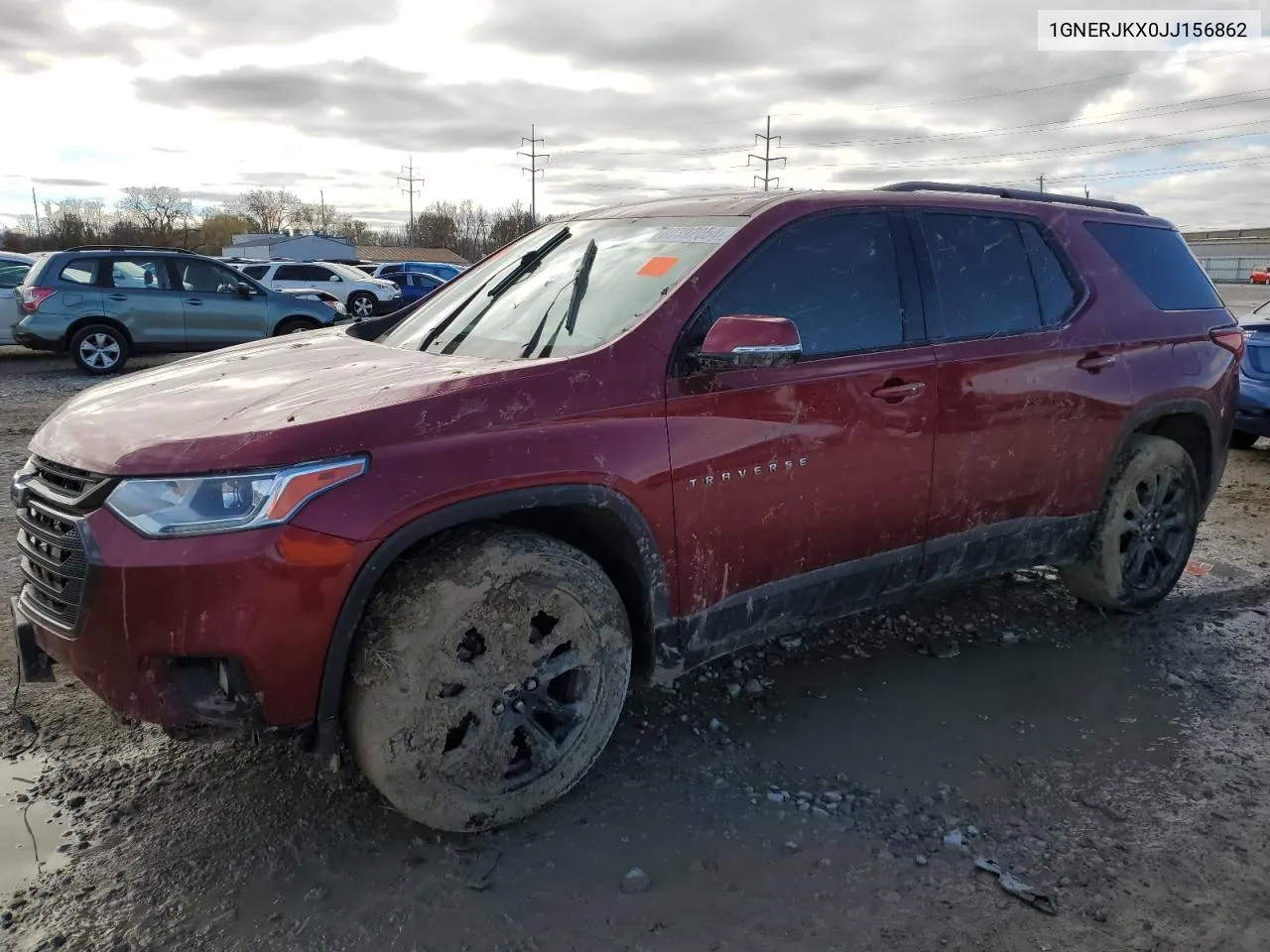 2018 Chevrolet Traverse Rs VIN: 1GNERJKX0JJ156862 Lot: 80392054