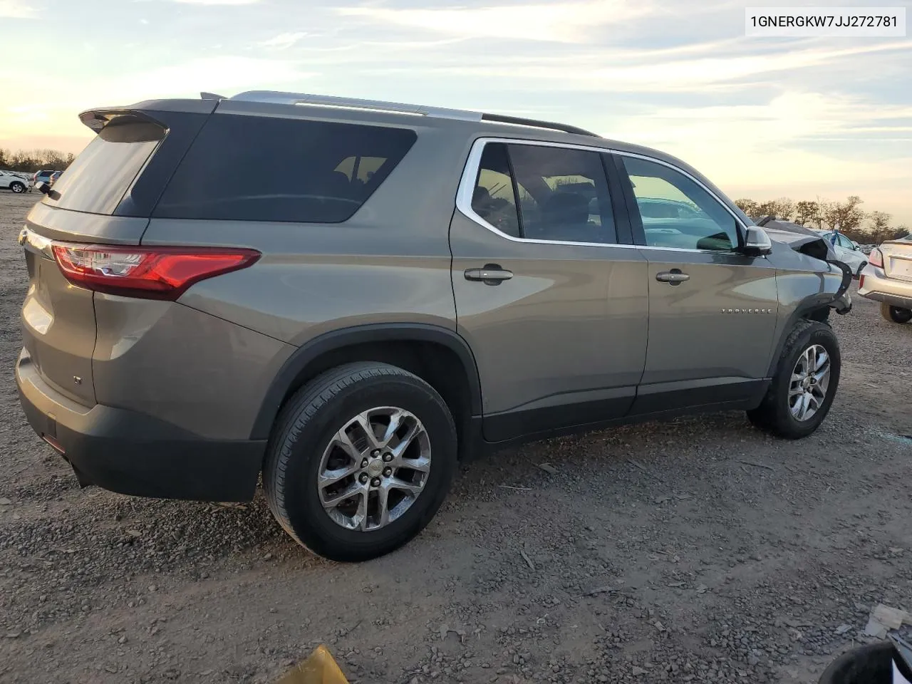 2018 Chevrolet Traverse Lt VIN: 1GNERGKW7JJ272781 Lot: 80678774