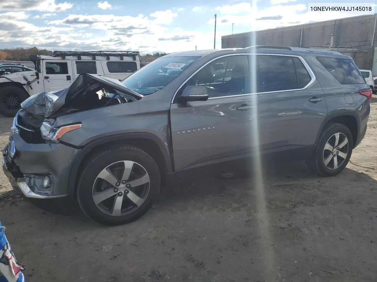 2018 Chevrolet Traverse Lt VIN: 1GNEVHKW4JJ145018 Lot: 80698294