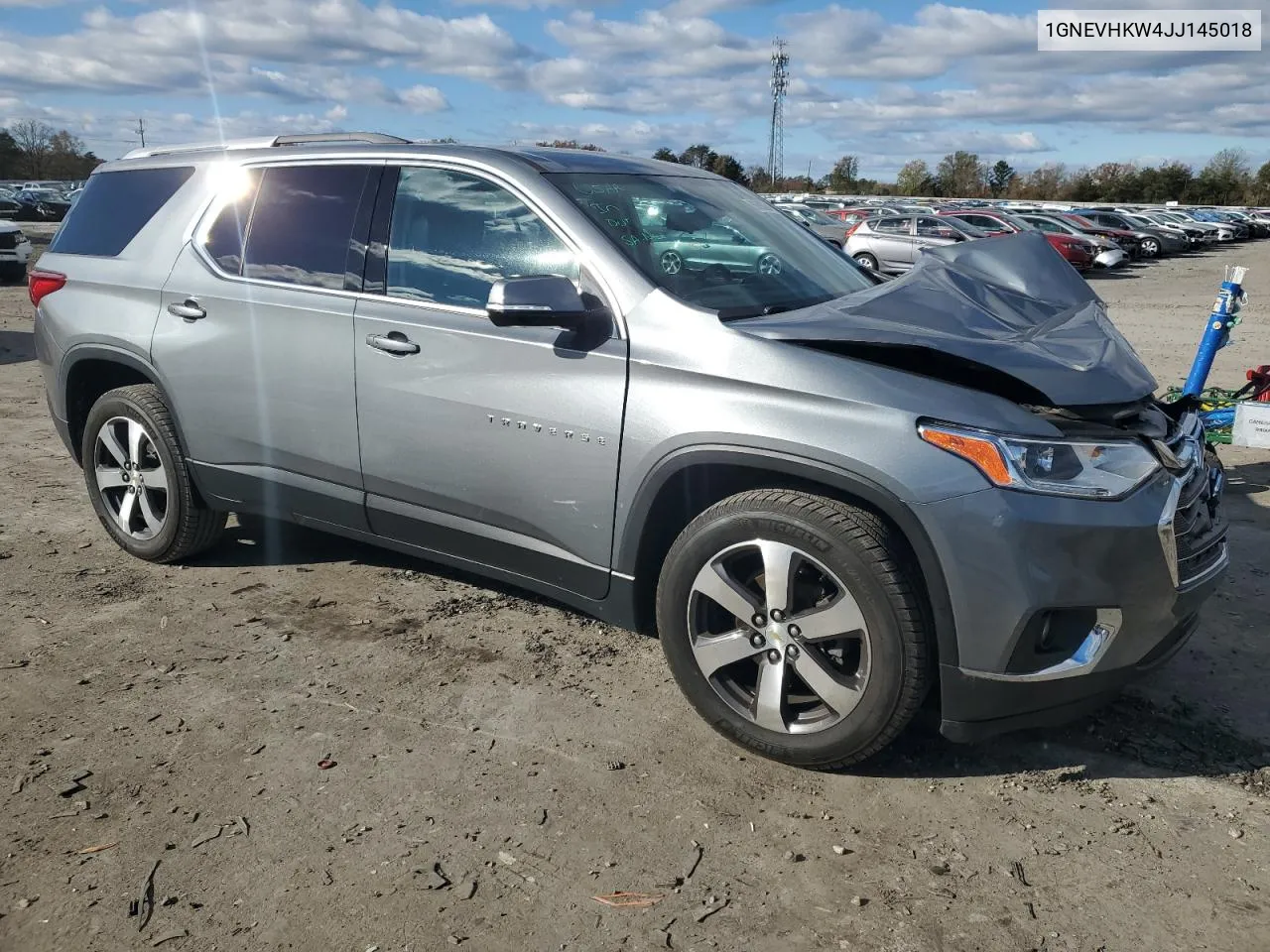 2018 Chevrolet Traverse Lt VIN: 1GNEVHKW4JJ145018 Lot: 80698294