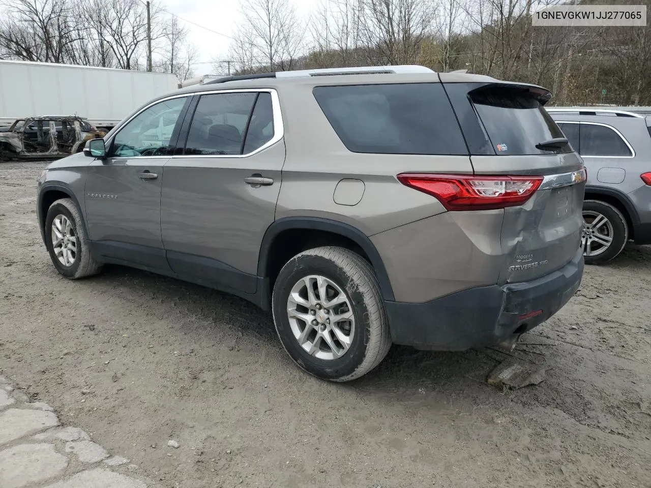 1GNEVGKW1JJ277065 2018 Chevrolet Traverse Lt