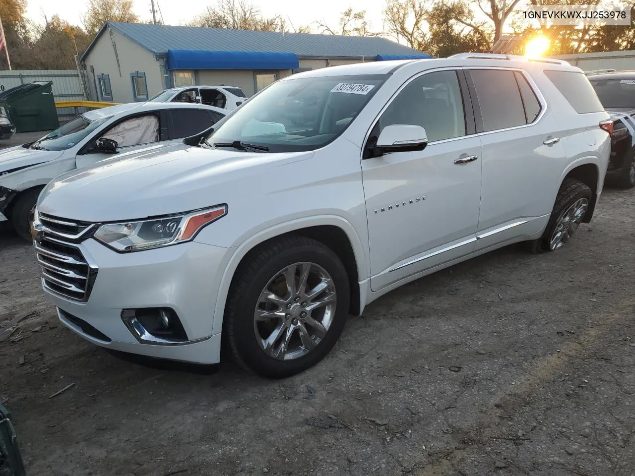 2018 Chevrolet Traverse High Country VIN: 1GNEVKKWXJJ253978 Lot: 80794784