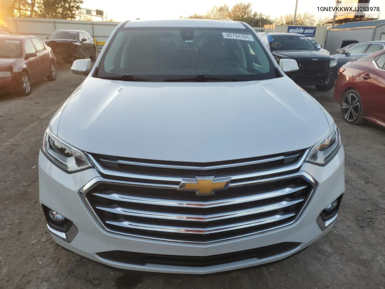 2018 Chevrolet Traverse High Country VIN: 1GNEVKKWXJJ253978 Lot: 80794784