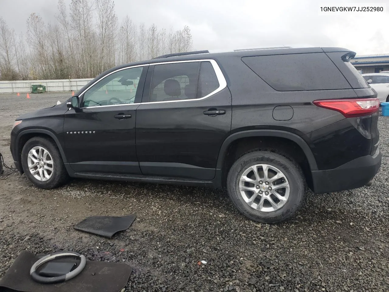 2018 Chevrolet Traverse Lt VIN: 1GNEVGKW7JJ252980 Lot: 80941104