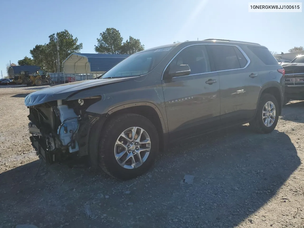 2018 Chevrolet Traverse Lt VIN: 1GNERGKW8JJ100615 Lot: 81136134