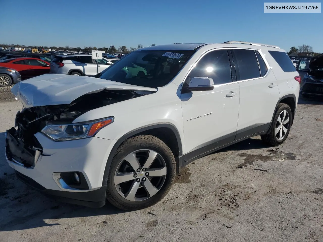 2018 Chevrolet Traverse Lt VIN: 1GNEVHKW8JJ197266 Lot: 81478644