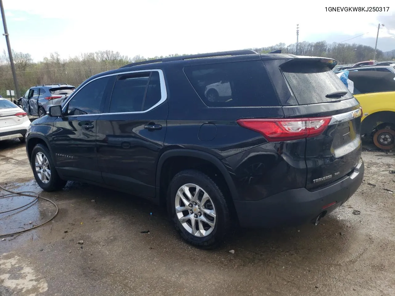 2019 Chevrolet Traverse Lt VIN: 1GNEVGKW8KJ250317 Lot: 49527954