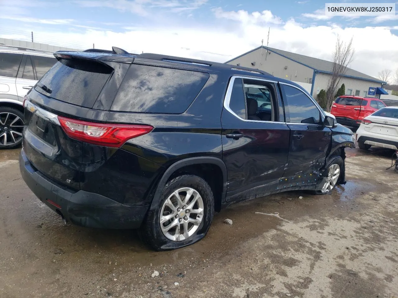 2019 Chevrolet Traverse Lt VIN: 1GNEVGKW8KJ250317 Lot: 49527954