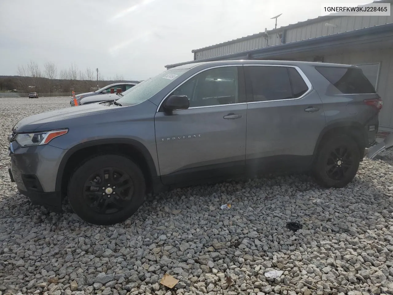 2019 Chevrolet Traverse Ls VIN: 1GNERFKW3KJ228465 Lot: 50274194