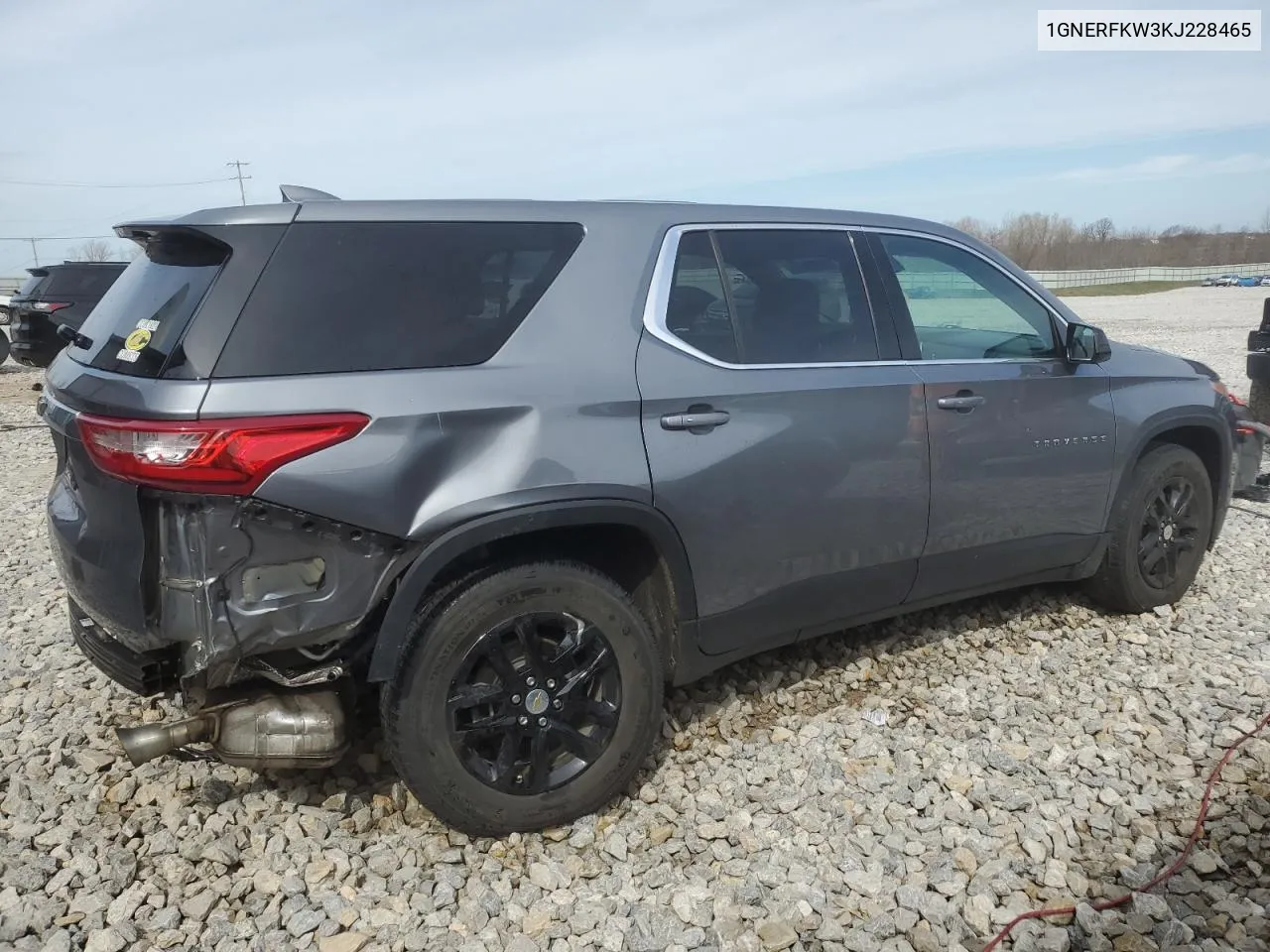 2019 Chevrolet Traverse Ls VIN: 1GNERFKW3KJ228465 Lot: 50274194