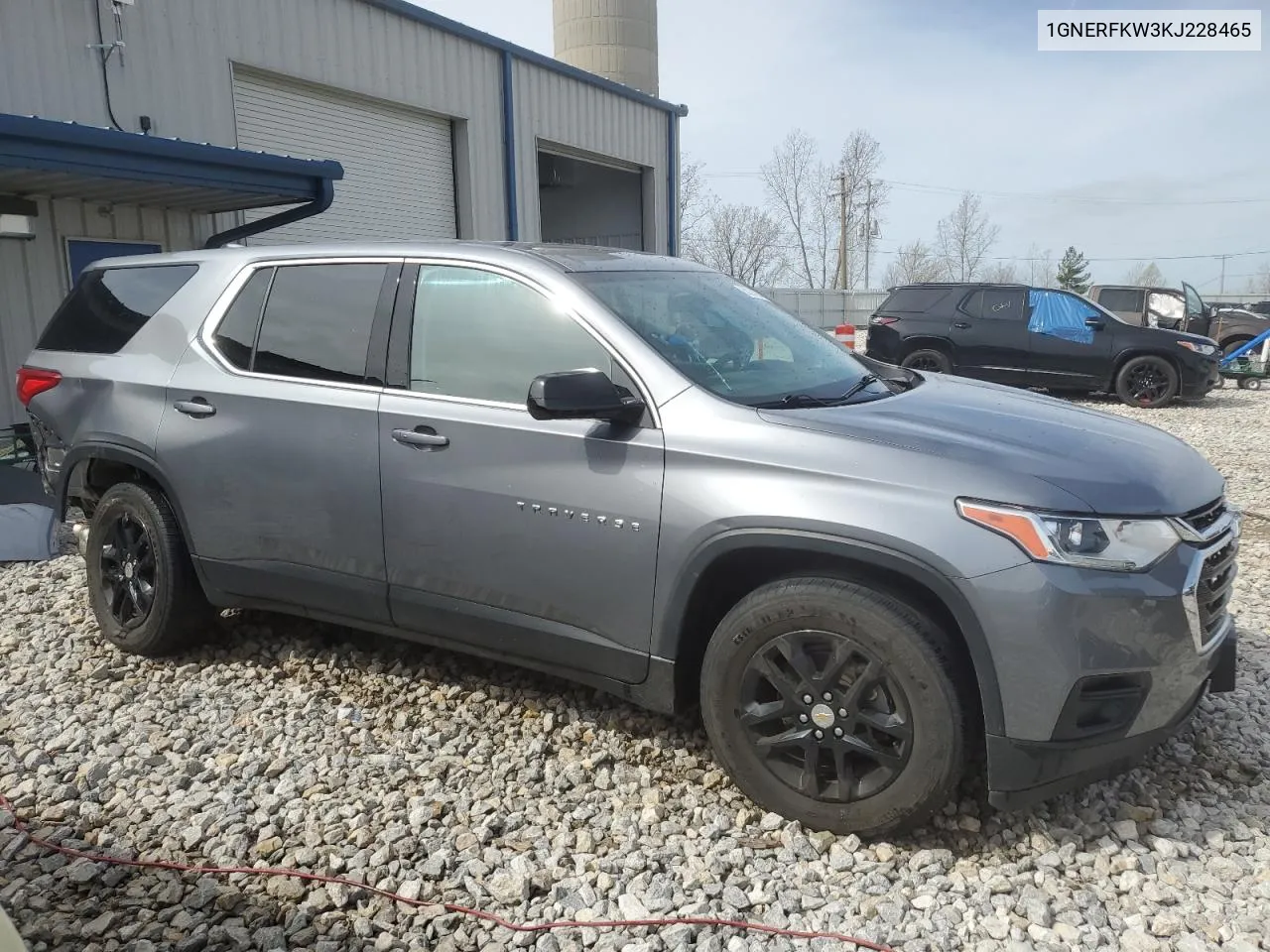 2019 Chevrolet Traverse Ls VIN: 1GNERFKW3KJ228465 Lot: 50274194